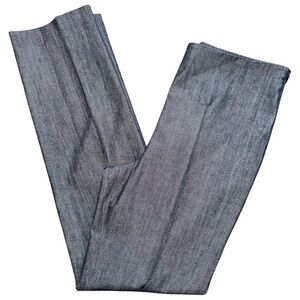Leggiadro Women’s Size 10 Charcoal Gray Stretch Trousers Pants
